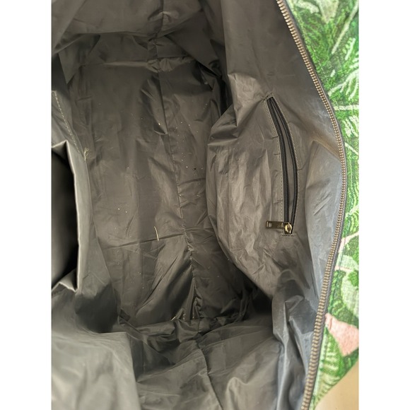 Judith March Large Duffel Bag Palm Leaves Spring Chic Leather Deep Weekender - Picture 5 of 5